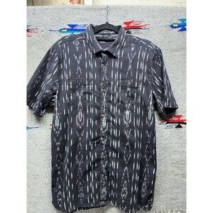 Volcom button down short sleeve shirt skater medium large